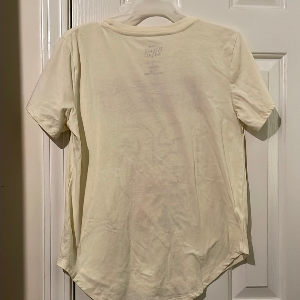 Disney Cream Short Sleeve Tee and Disney  socks. - Picture 7 of 12